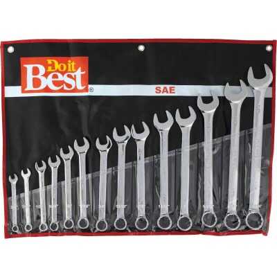 Do it Best Standard 12-Point Combination Wrench Set (14-Piece)