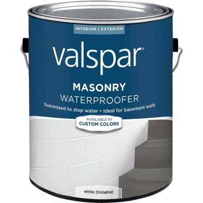 Valspar White Latex Masonry Waterproofer, 1 Gal.